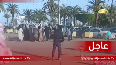 عاجل| مظاهرة في الساحة الخضراء للمطالبة بإرجاع المواطن الليبي المختطف أبو عجيلة المريمي