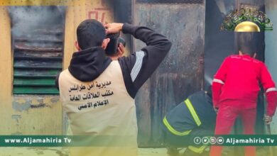 هيئة السلامة تسيطر على حريق اندلع بمحطة كهرباء بالمدنية القديمة