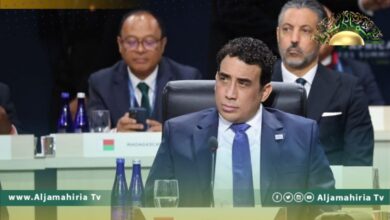 المنفي يستعرض مع الجانب الأمريكي رؤية المجلس الرئاسي لحل الأزمة الليبية