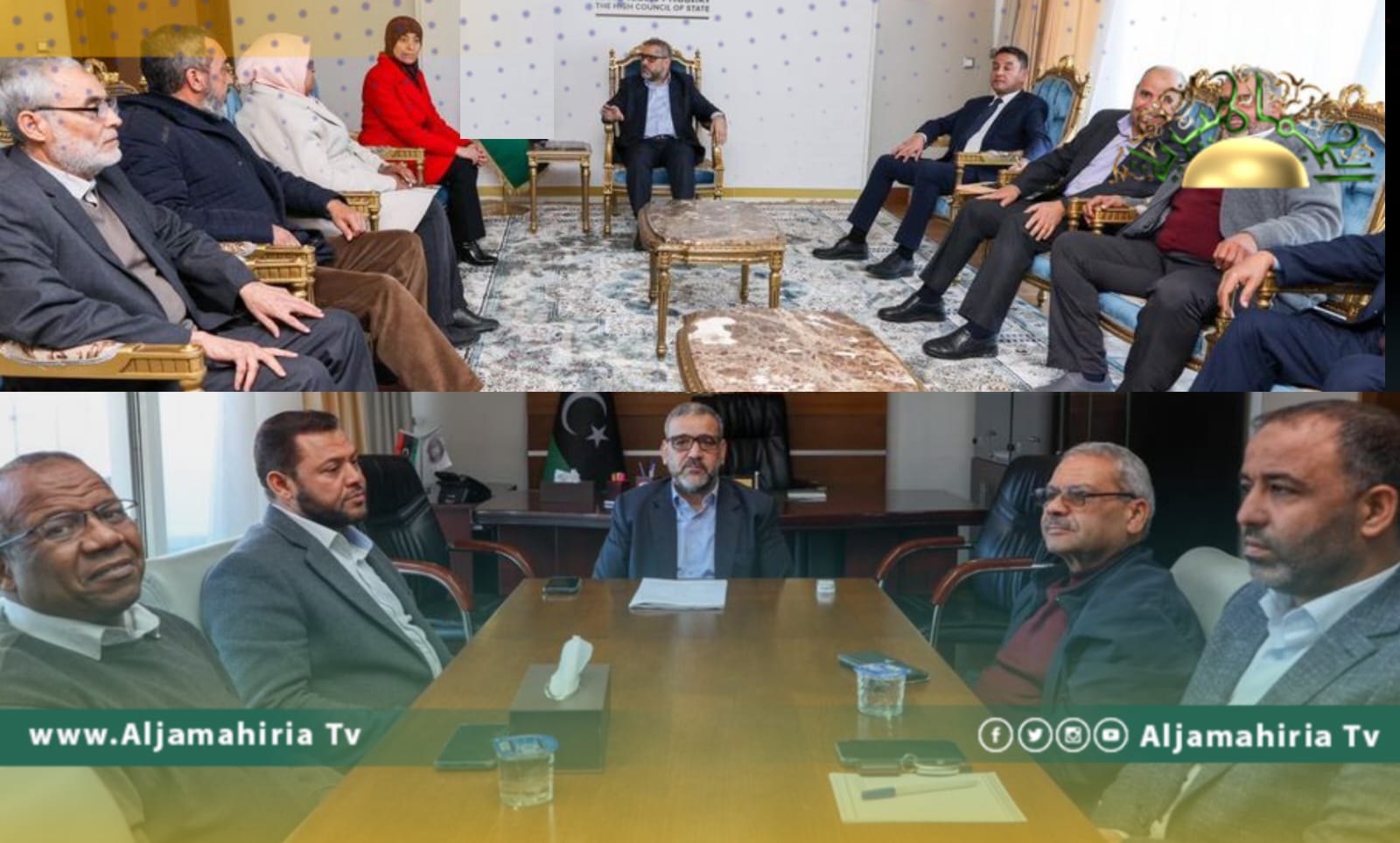 المشري يلتقي لجنتي اختيار المناصب السيادية وإعداد القاعدة الدستورية