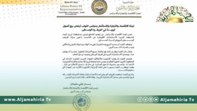 لجنة برلمانية ترفض مزاد بيع أصول ليبية في أفريقيا الوسطى وتهدد بتحريك الدعوى الجنائية