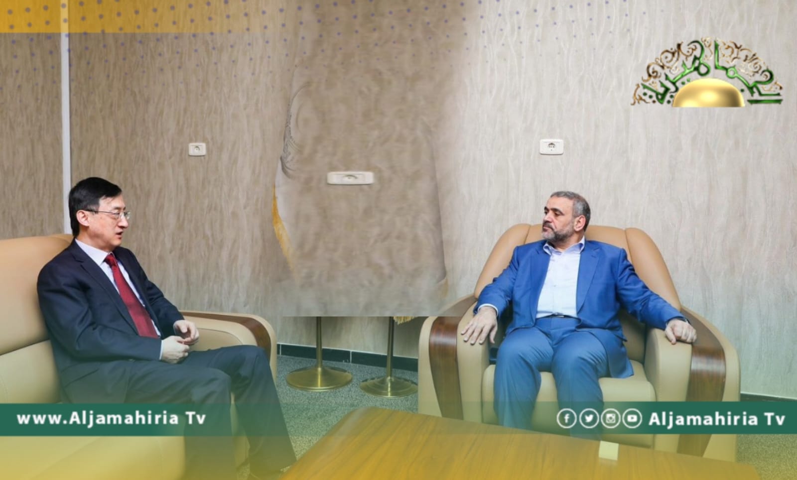 المشري يناقش مع القائمَ بالأعمال الصيني تعزيز التعاون الاقتصادي واستكمال المشروعات المتوقفة