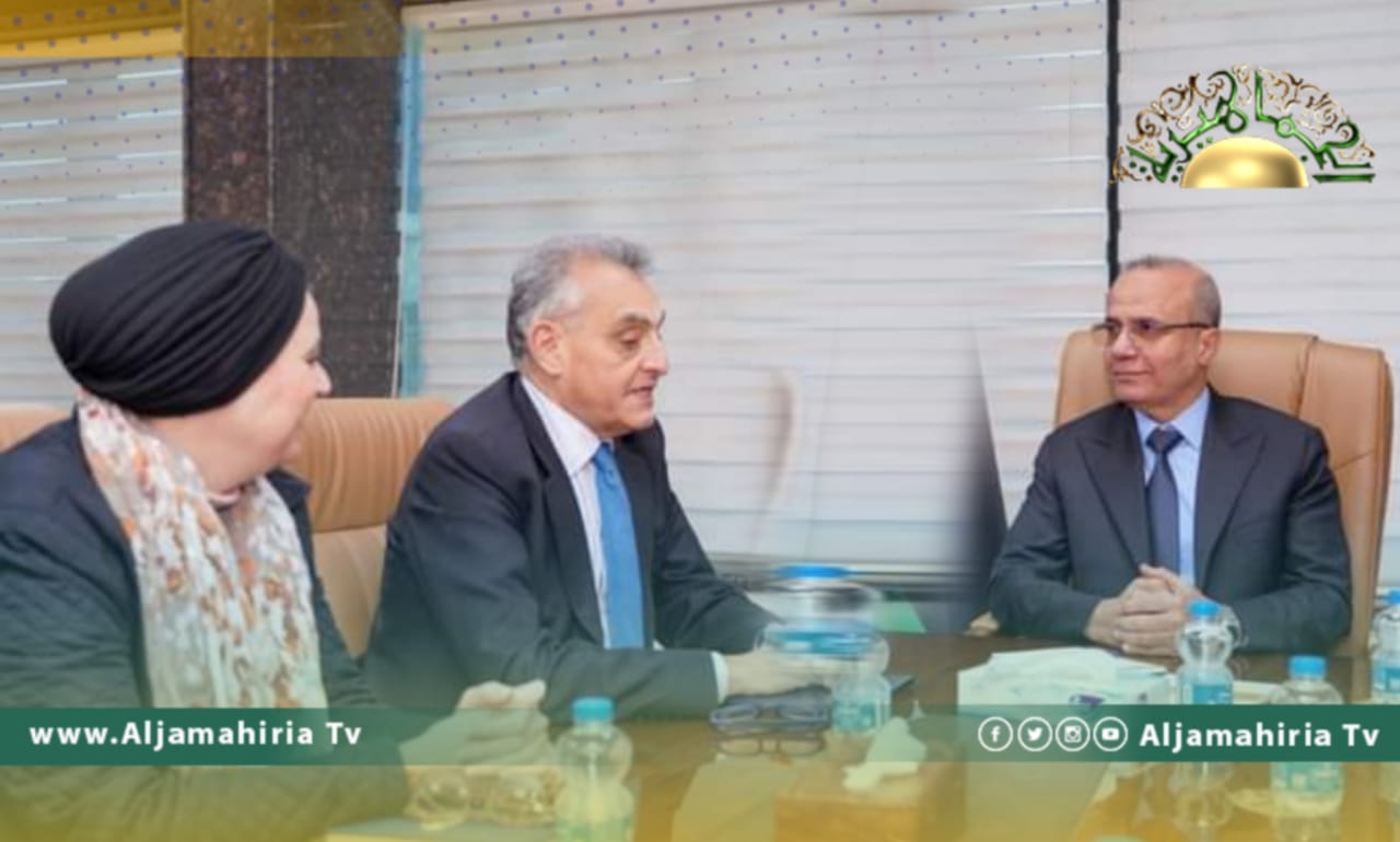 اللافي يبحث مع السفير الإيطالي آخر مستجدات الأوضاع في ليبيا