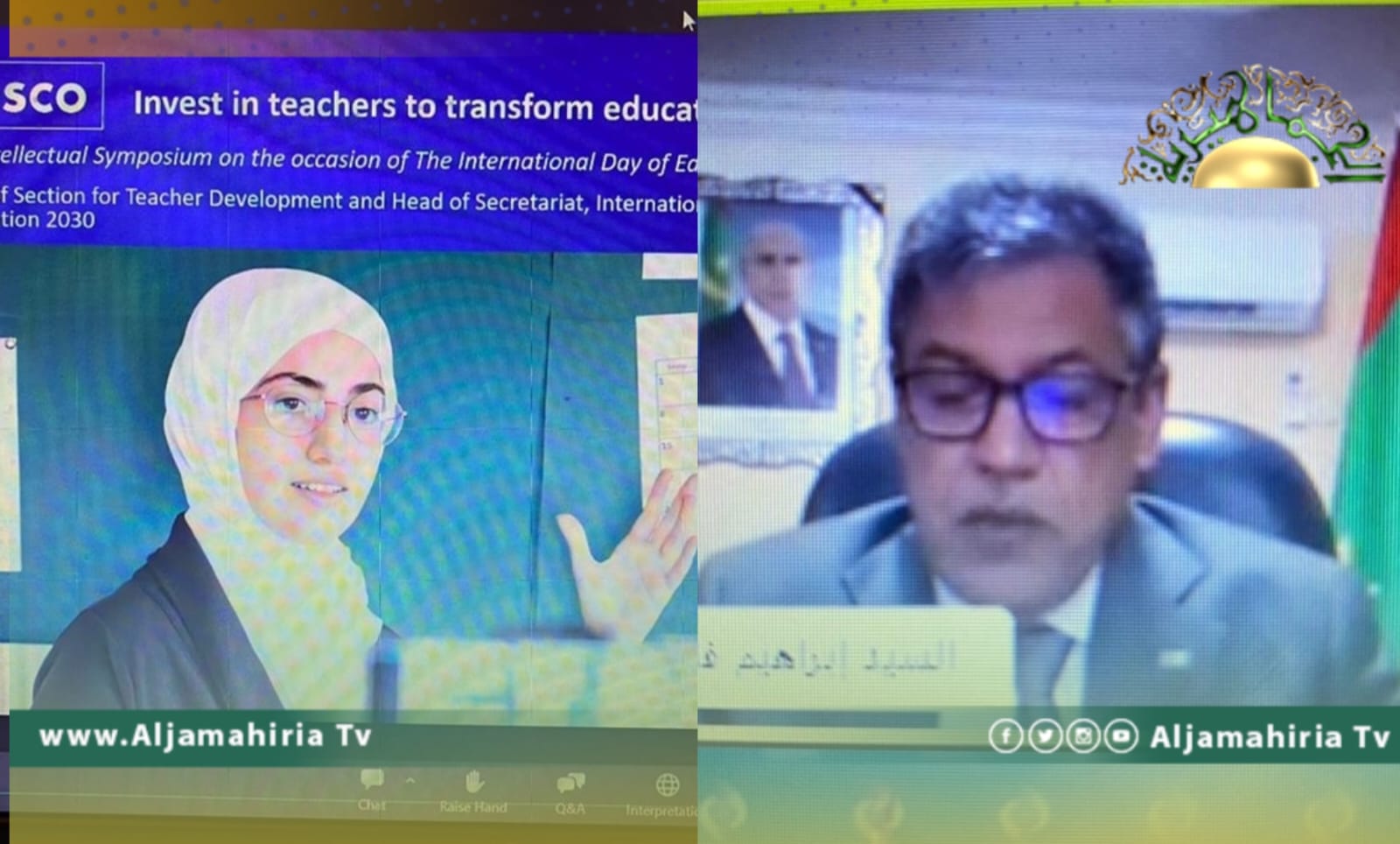 مُدِير مركز ضمان الجودة يُشارك فِي ندوة حول الاِستثمار في التعليم