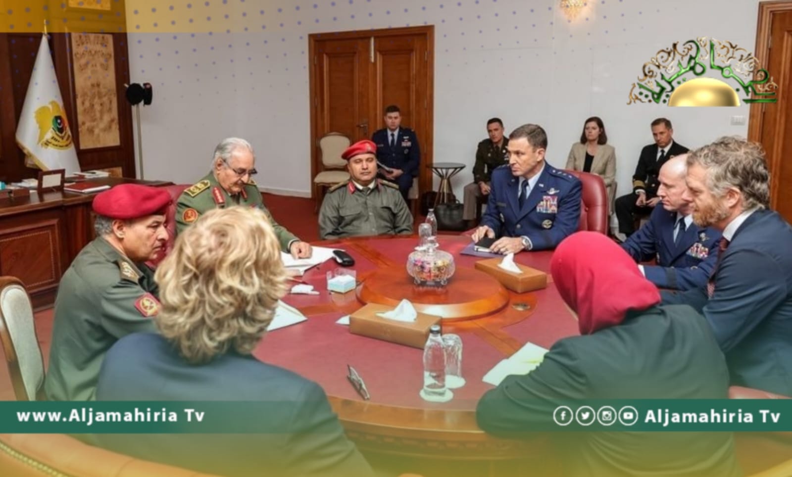 السفارة الأمريكية تكشف تفاصيل لقاء حفتر مع القائم بالأعمال ونائب قائد القوات الجوية بأفريقيا