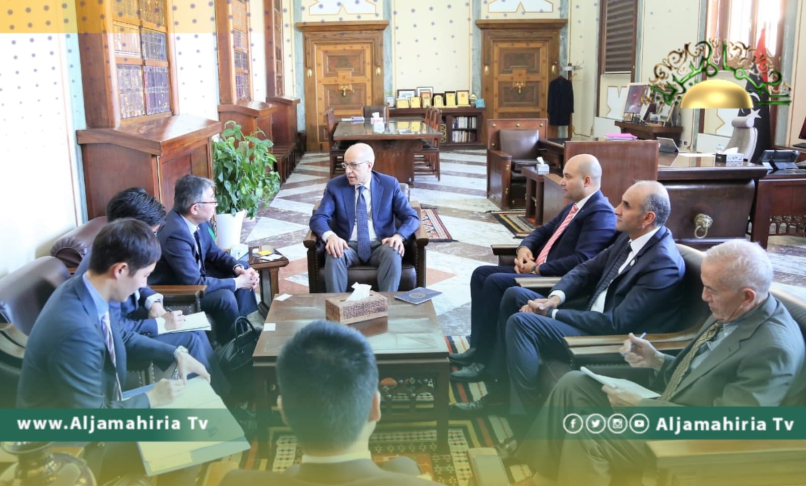 الكبير يناقش مع الخارجية اليابانية تطوير قدرات موظفي القطاع المصرفي