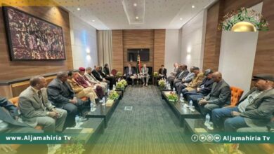 أبوجناح يناقش مع السفارة الأمريكية المستجدات السياسية التي تشهدها ليبيا