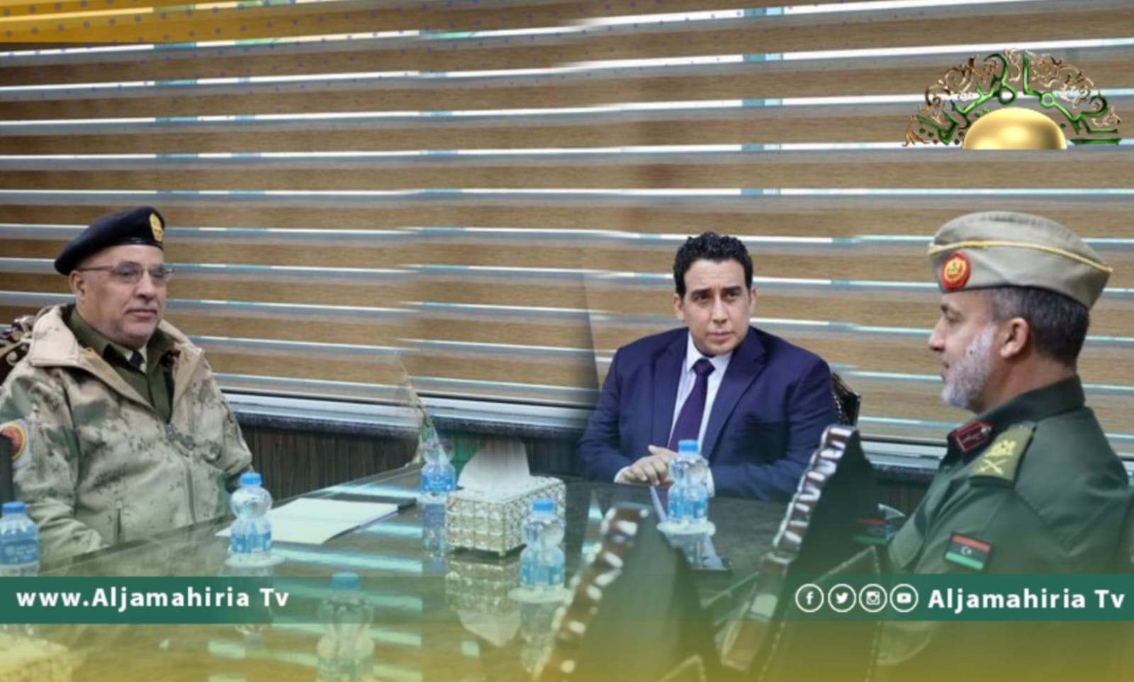 المنفي يلتقي عضوين بلجنة 5+5.. وهذا ما تم بحثه