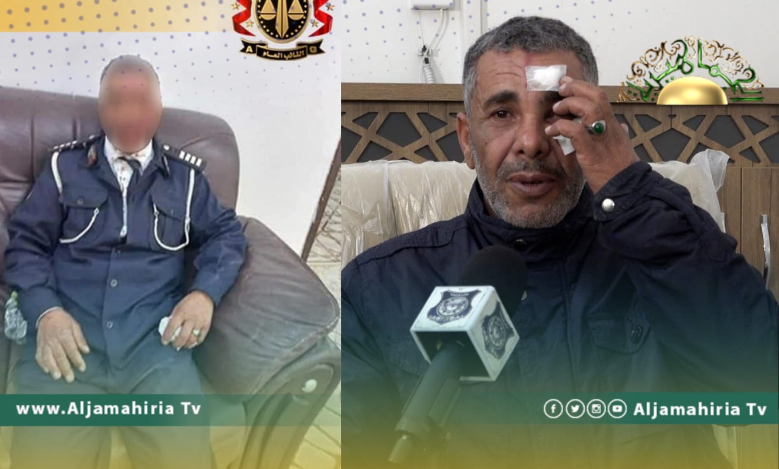 النيابة العامة تأمر بحبس عسكري اعتدى بالضرب على شرطي مرور في ترهونة