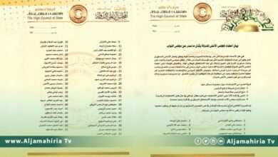 54 عضوًا بمجلس الدولة يرفضون التعديل الدستوري الثالث عشر