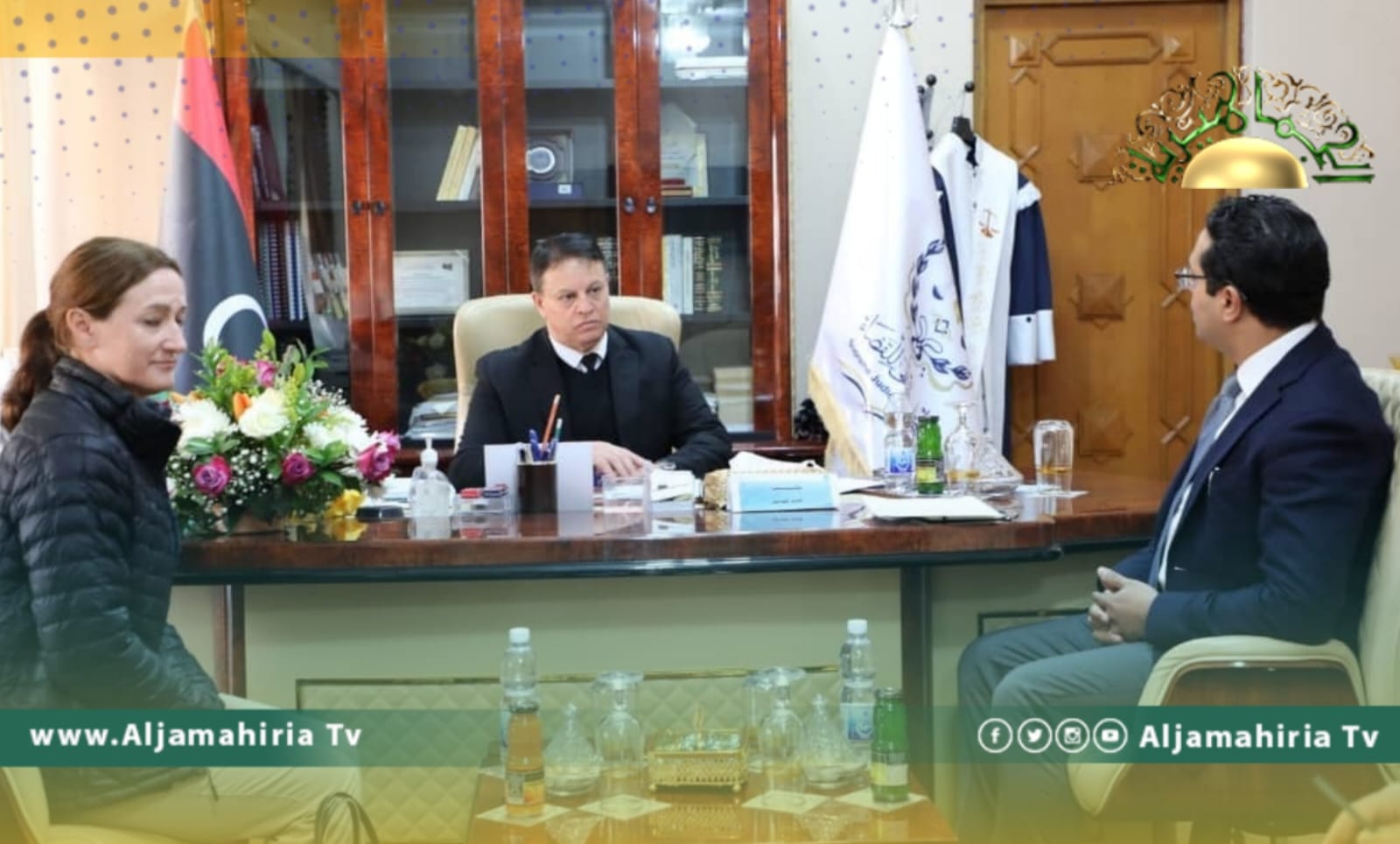 الأعلى للقضاء يبحث مع الولايات المتحدة أوجه التعاون