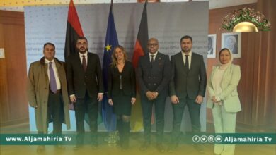 التومي يبحث مع الجانب الألماني مجموعة من القضايا المتعلقة بالمسارات السياسية في ليبيا