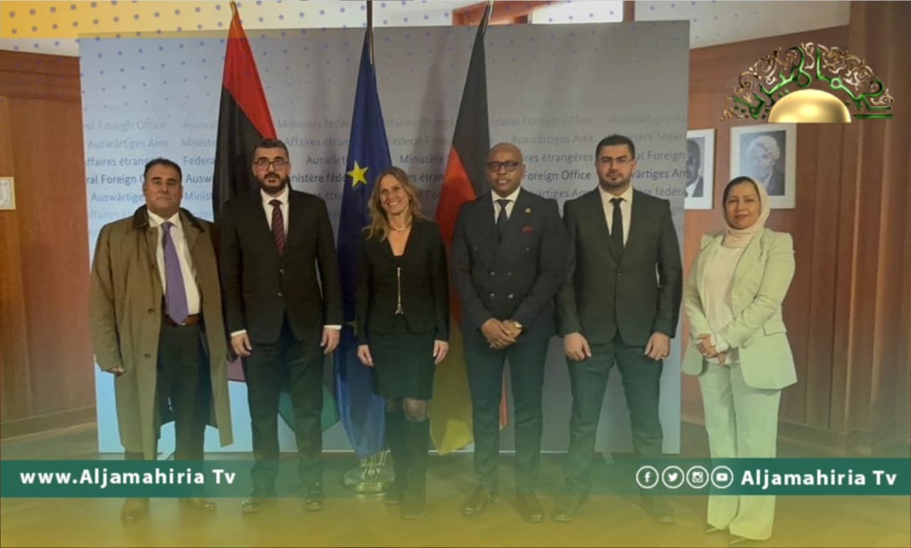التومي يبحث مع الجانب الألماني مجموعة من القضايا المتعلقة بالمسارات السياسية في ليبيا