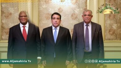 الملف الأمني والمائي على أجندة المنفي والأمين العام لهيئة حوض بحيرة تشاد