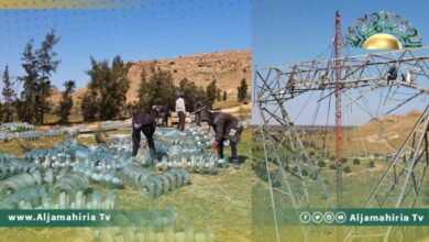 شركة الكهرباء تؤكد استمرار العمل بمشروع خط نقل الطاقة  "الرويس أبوعرقوب"