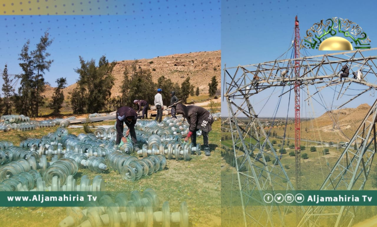شركة الكهرباء تؤكد استمرار العمل بمشروع خط نقل الطاقة  "الرويس أبوعرقوب"