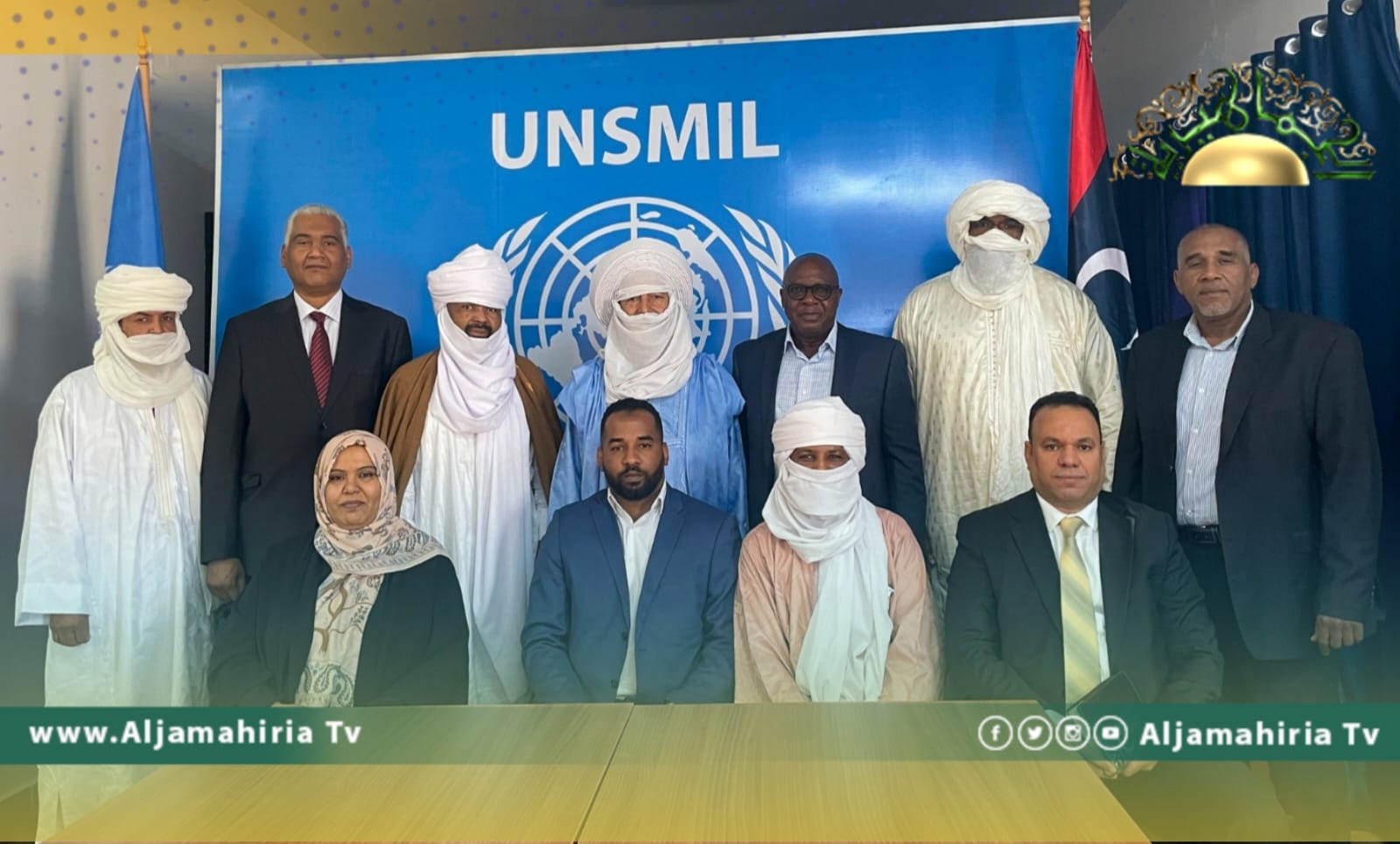 وفد الطوارق وممثلو المجتمع المدني يؤكدون دعمهم لمبادرة باتيلي وإجراء الانتخابات