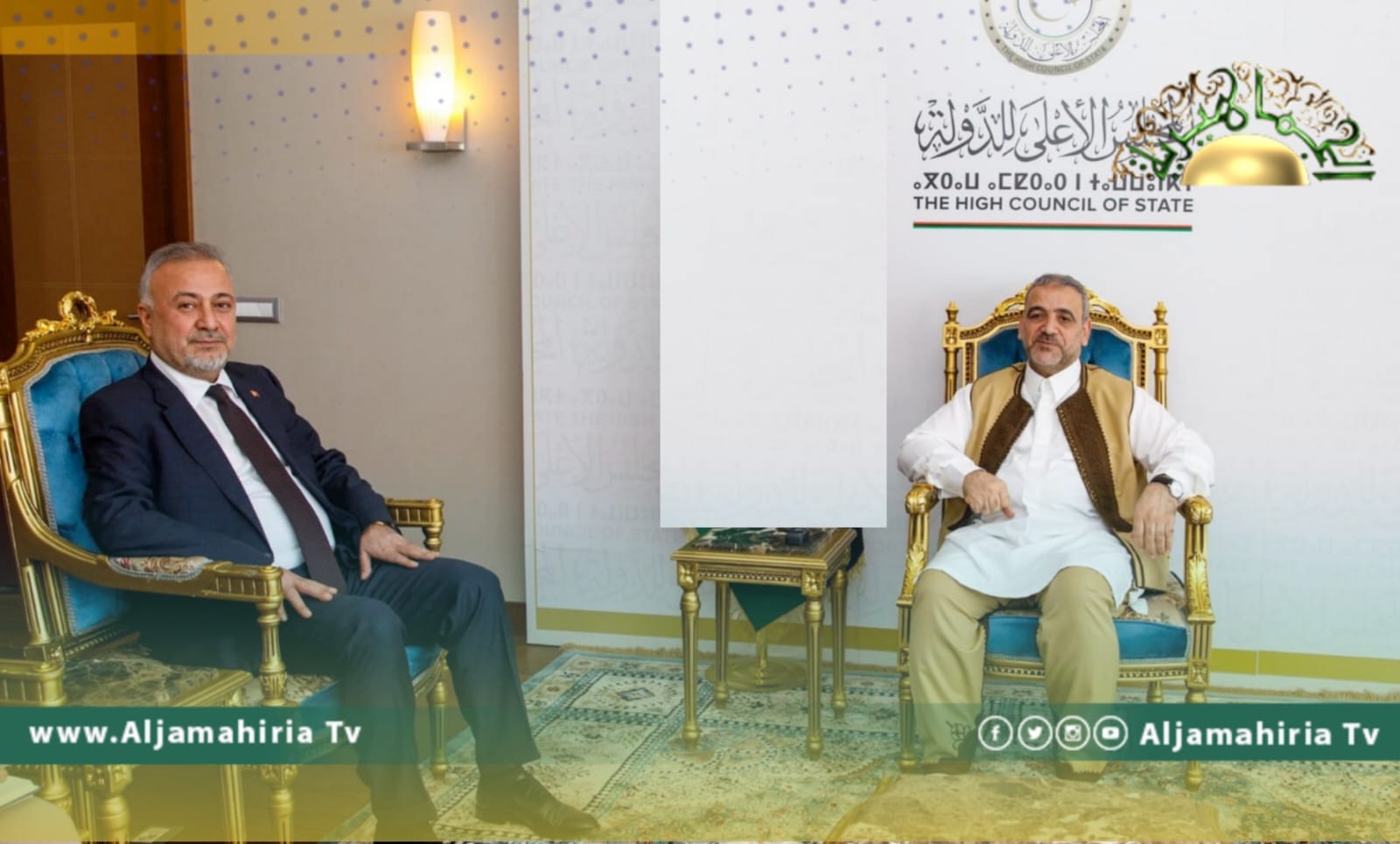 المشري مع السفير التركي