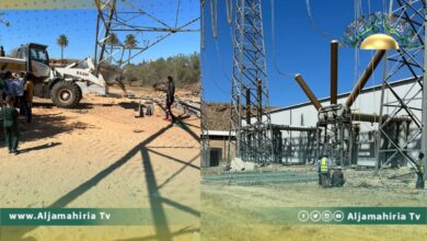 الشركة العامة للكهرباء: استكمال الخط الرابط بين محطتي تحويل غرب وجنوب طرابلس