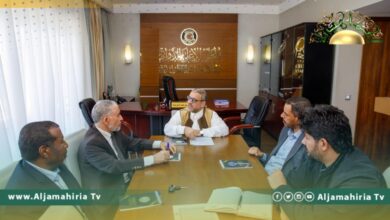 المشري مع لجنة إعداد قوانين الاستفتاء والانتخابات