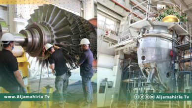 شركة الكهرباء: إجراء عمرات جسيمة لمحطات شمال بنغازي والجبل الغربي والخمس