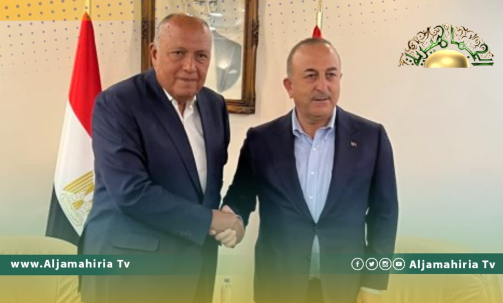 وزيرا خارجية مصر وتركيا