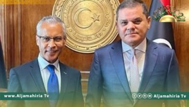 الدبيبة والسفير الفرنسي