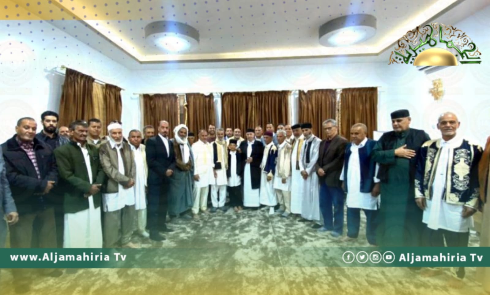 عقيلة صالح يبحث مع وفد قبيلة "النوايل" تطورات الأوضاع في ليبيا