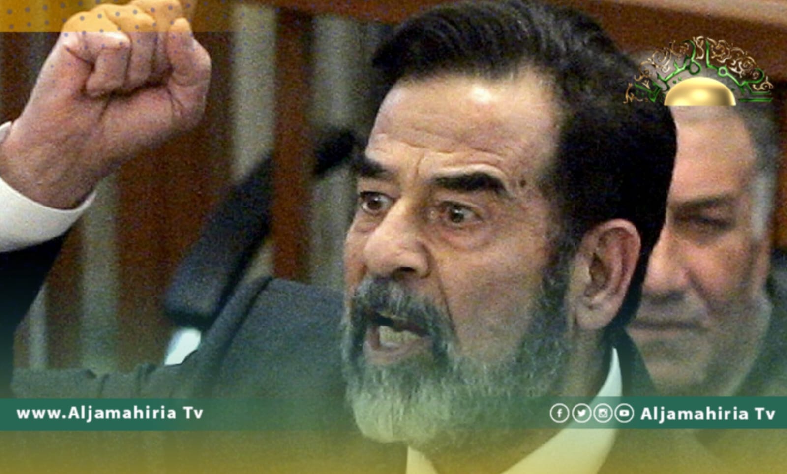 الرئيس العراقي الراحل صدام حسين