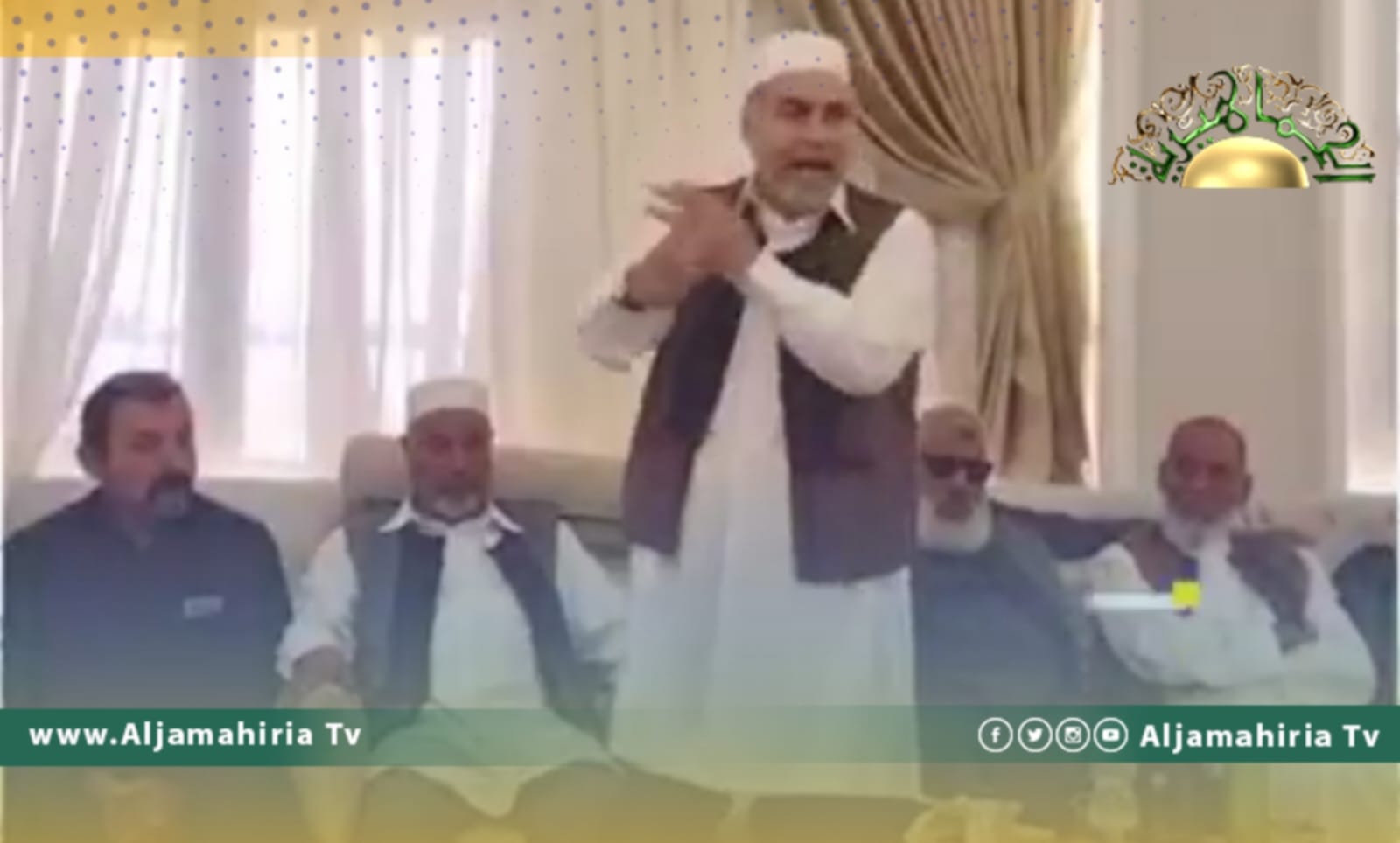 أحد أعيان الزاوية: الدبيبة يرتدي الجاكت الأحمر التركي ويسير خلف أردوغان