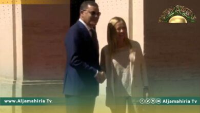 ميلوني والدبيبة