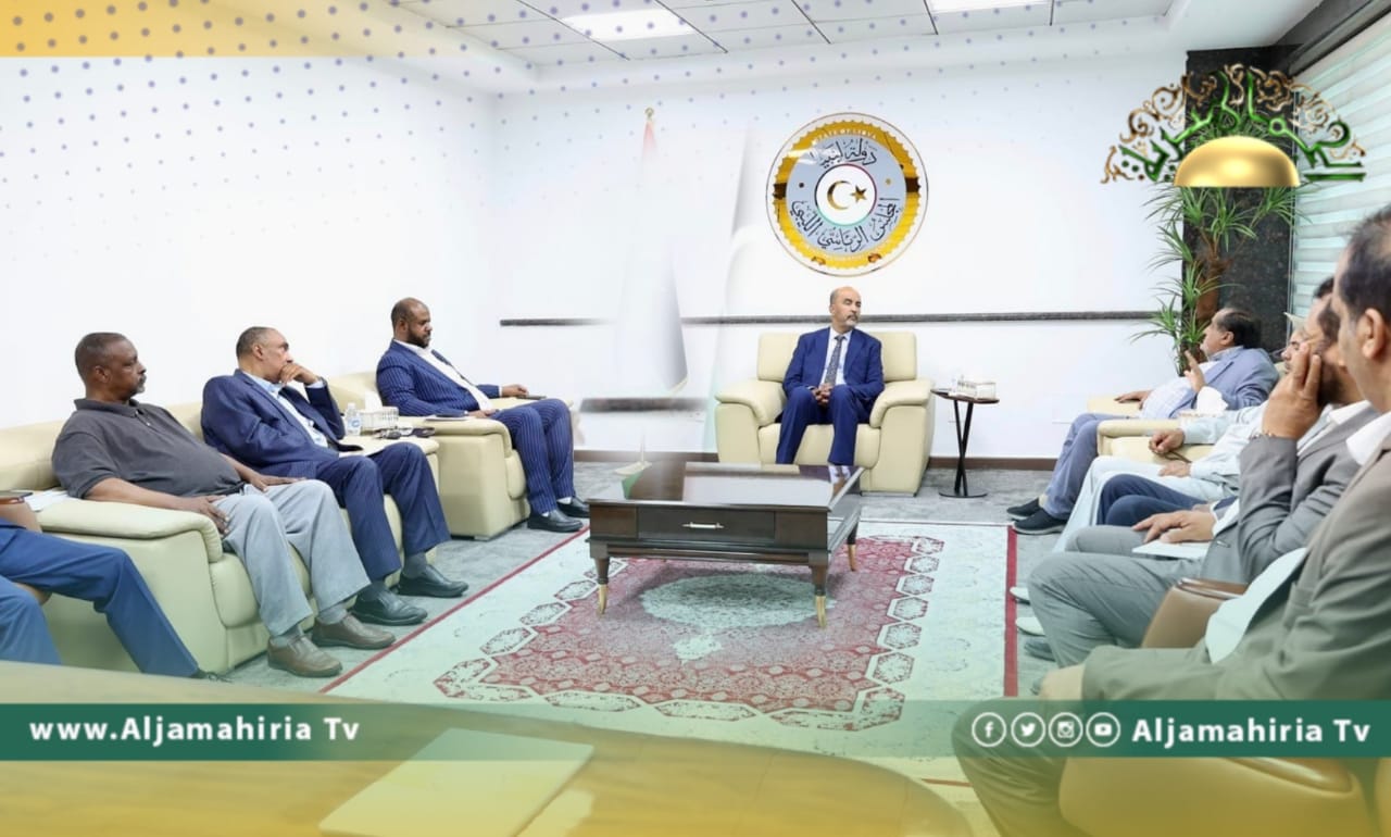 الكوني مع وفد تجمع من أجل فزان