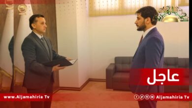 عاجل| رئيس هيئة الرقابة الإدارية خالد امراجع المبروك يؤدي اليمين القانونية أمام النائب الثاني لرئيس مجلس النواب ليباشر عمله اعتبارا من اليوم