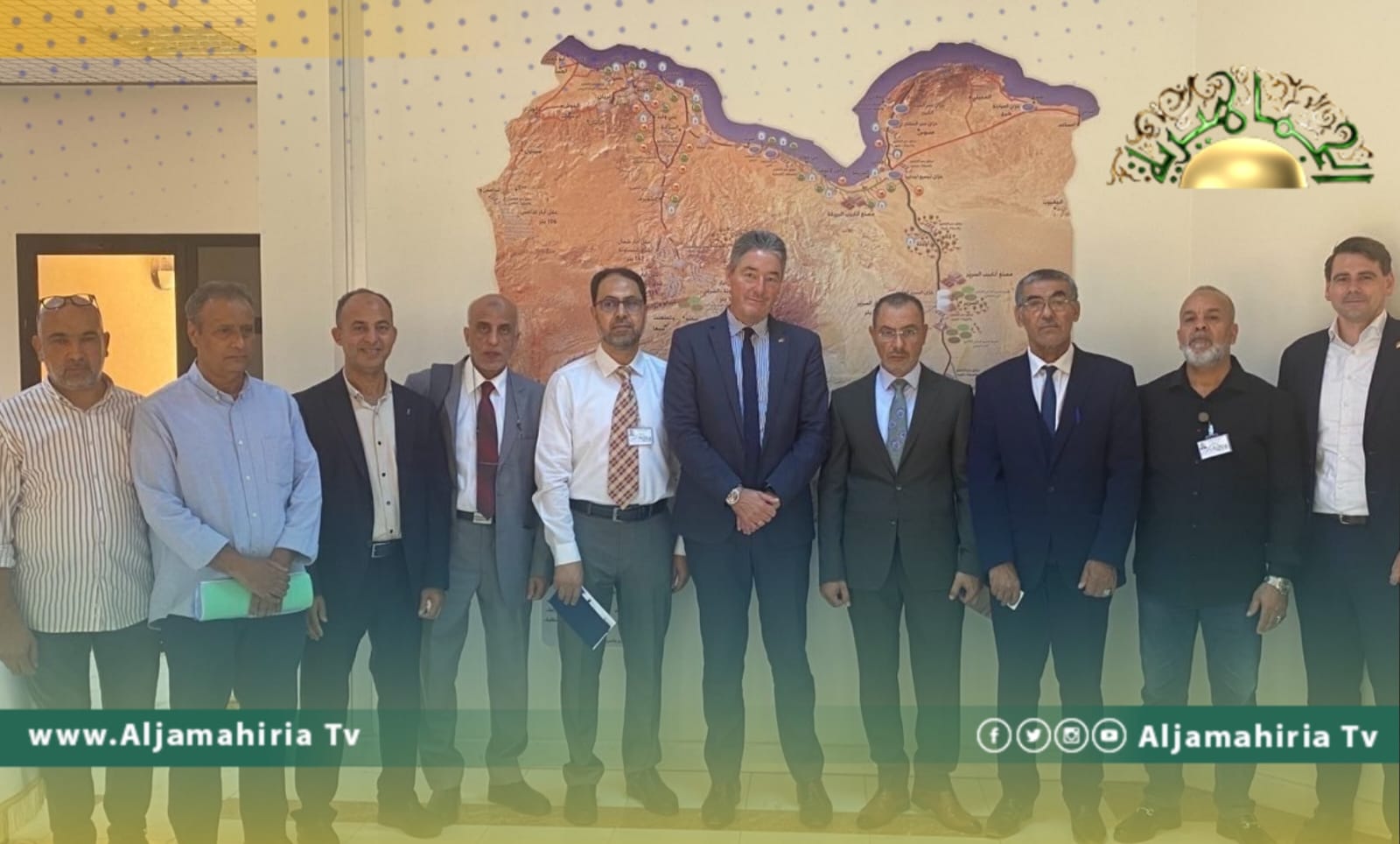 أونماخت يزور مشروع النهر الصناعي ويصفه بأنه "مثير للإعجاب"