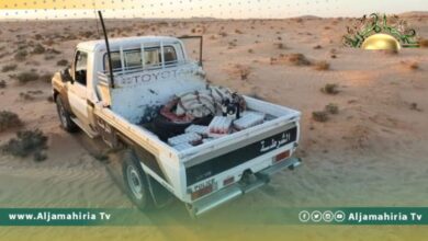 العثور على 20 صندوق مشروبات كحولية معدة للتهريب على الحدود الليبية التونسية