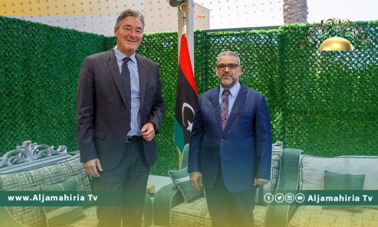 رئيس مجلس الدولة والسفير الألماني