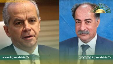 وزير الداخلية الإيطالي ماتيو بيانتيدوسي، مع نظيره التونسي التونسي كامل فقيه