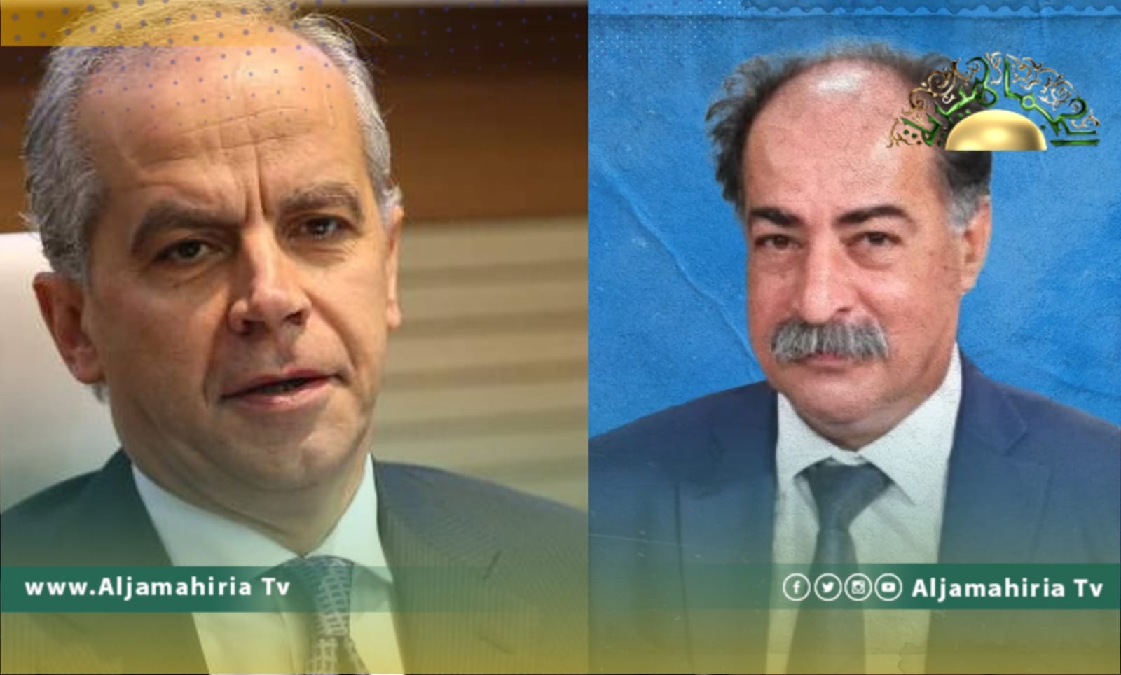 وزير الداخلية الإيطالي ماتيو بيانتيدوسي، مع نظيره التونسي التونسي كامل فقيه