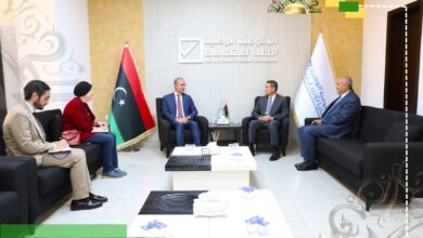 السايح يبحث مع السفير الإيطالي دعم العملية الانتخابية بالبلديات