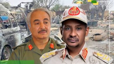 حفتر والدعم السريع يستقبلان مرتزقة كولومبيين بالصحراء الليبية