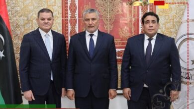 عاجل| المنفي والدبيبة وتكالة يعلنون تأسيس "الهيئة العليا للرئاسات"