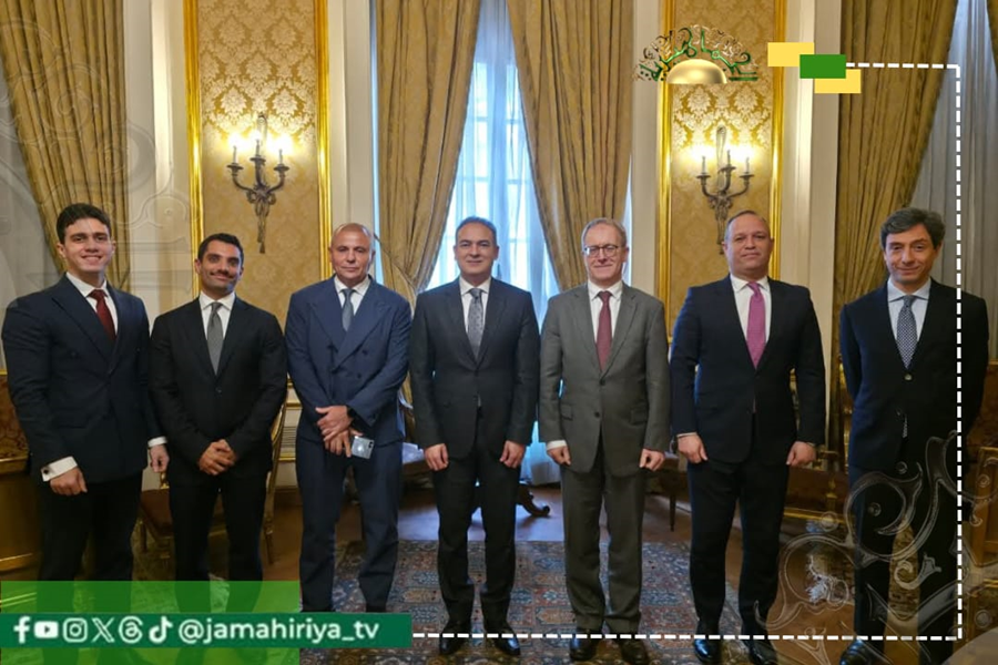 استقبال السفير المصري لنظيره الإيطالي والوفد المرافق له
