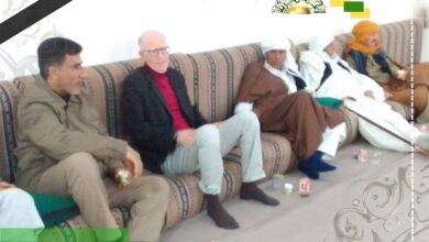 وفد من قبيلة الربايع يقدم التعازي لـ "القذاذفة" في شهيد الوطن سيف الإسلام القذافي