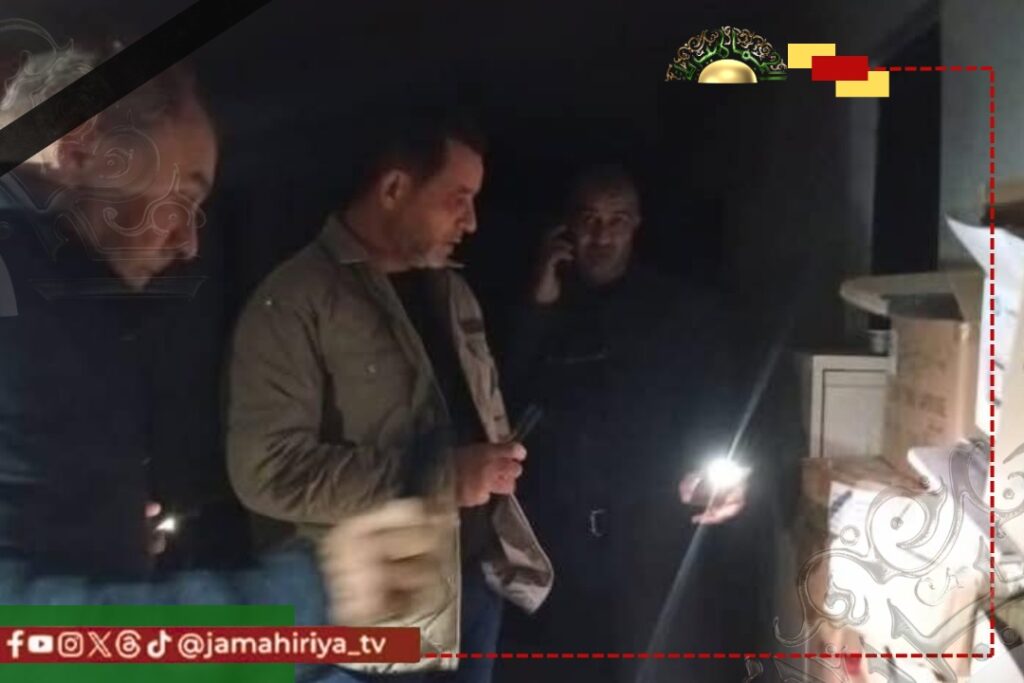 عاجل| اندلاع حريق في السجل المدني بقصر بن غشير