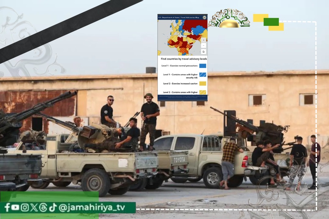 خريطة المخاطر: ليبيا باللون الأشد خطورة في نظام تقييم المخاطر الأمريكي