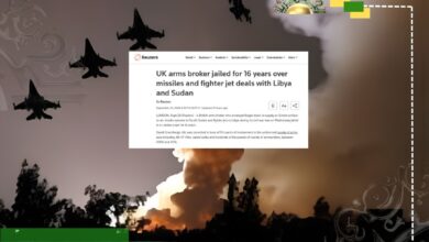 رويترز: السجن 16 عاما لتاجر أسلحة بريطاني لتزويد ليبيا بطائرات وأسلحة عقب أحداث 2011