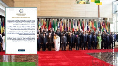 خارجية التطبيع تتعمد تجاهل دور القائد الشهيد معمر القذافي المؤسس لمنظمة الوحدة الإفريقية