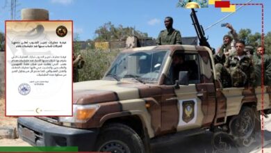 عاجل| غرفة عمليات تحرير الجنوب تعلن دعم تحركات شباب سبها ضد قوات حفتر