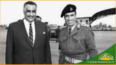 القائد معمر القذافي وعبد الناصر
