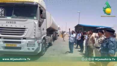 ناقلة وقود تصل سبها